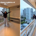 Jordana Morais, do ‘BBB 26’, mostra novo apartamento em área nobre de São Paulo